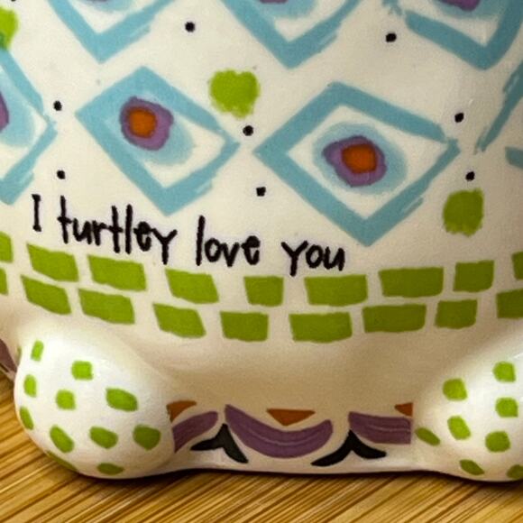 Natural life Blue Green Cutest Little Turtle Mini Faux Succulent Decor - Picture 5 of 8